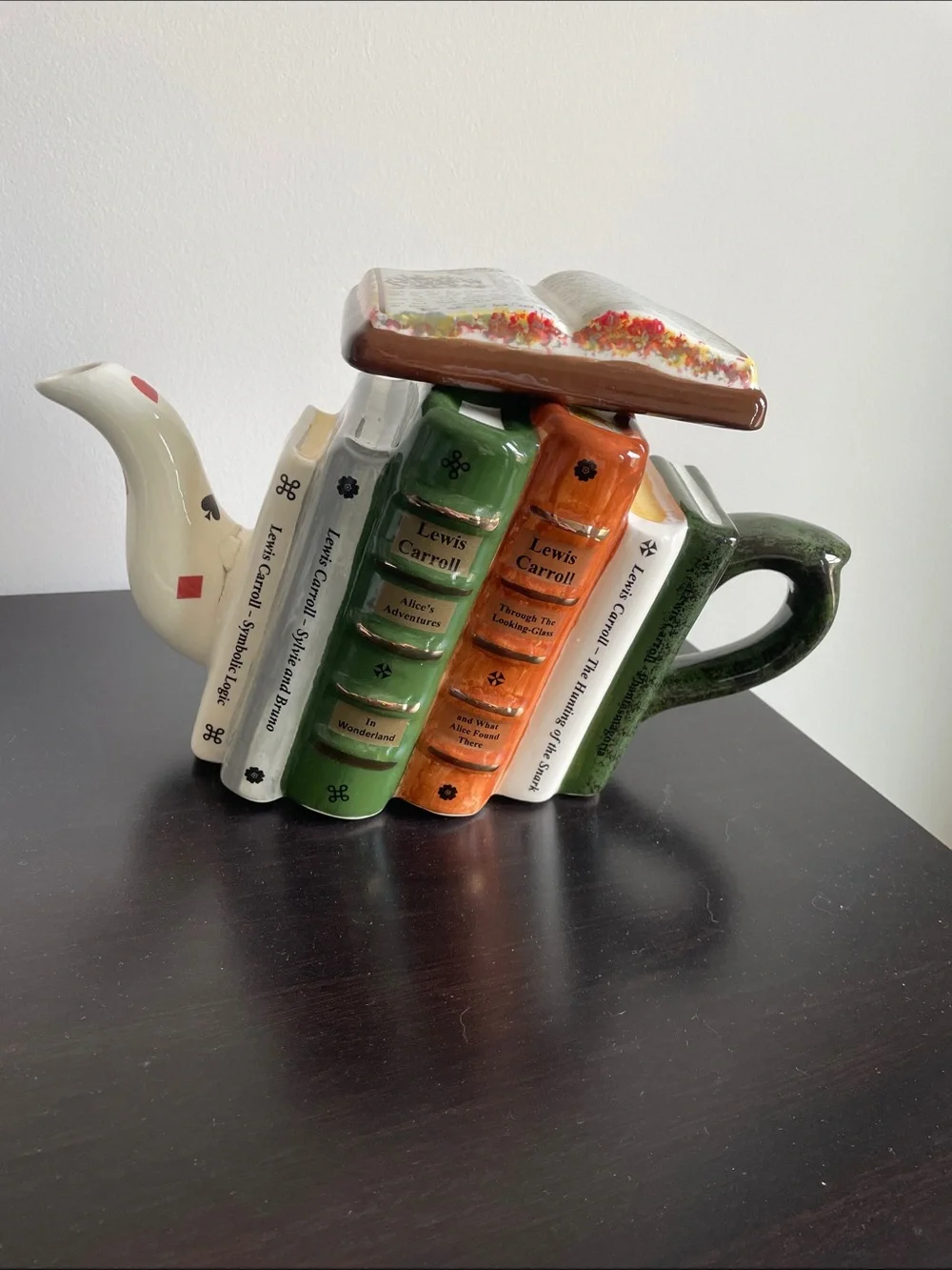Authentic Disney Alice in Wonderland Ceramic Teapot